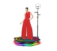 100cm Esagonale 360 Photo Booth Elettrico Rotante Piccolo Palcoscenico Per Feste