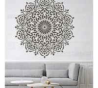 100cm Huge Giant Mandala Indian Arabic Ethnic Round Stencil Mandala Stencil Per Decor Dipingere Grande Modello Riutilizzabili Pareti Grandi Modelli Per Dipingere Nicchia Mobili Da Parete