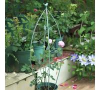 100cm Metallo Obelisco da Giardino Vintage Supporto per Fiori a Traliccio Rampicante in Ferro, Decorazione di Uccelli, Supporto per Piante Rampicanti, Fiori, Arbusti, Verdure