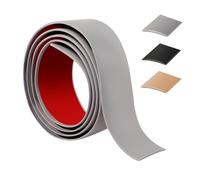 100cm Striscia di soglia Autoadesivo,Flessibile Profilo di Transizione PVC, Strisce di Transizione Per Soggiorno,Transizione del pavimento Per Unire Le Fughe Del Pavimento/Piastrelle(4cm，Grigio）