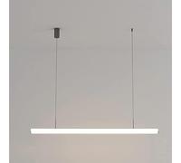 100cm Tube Pendant Light with Spotlights Long Strip 3 Dimming LED Chandelier Dining Minimalism Boutique Decorat Hanging Spot Lights for Kitchen Living Room Bedroom, Adjustin