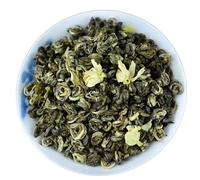 100g Di Tè Verde Cinese Appena Raccolto Aroma Di Gelsomino Tostato a Mano In Foglie Sfuse Bevanda Profumata Fresca E Delicata (100g)