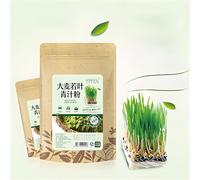 100g Estratto Di Erbe in Polvere Da Di Piantine Di Grano Biologiche Naturali Tè Profumato Alle Erbe Idrata L'intestino E Allevia La Stitichezza Infuso Di Succo D'erba D'orzo in Polvere