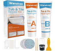 100g Kit di Riparazione Vasca da Bagno Doccia Ceramica Smalto, Crepe Graffi Fori