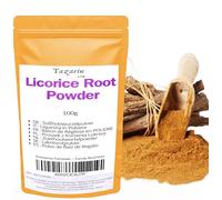 100g LIQUIRIZIA IN POLVERE | Liquirizia | Bastoncini di Liquirizia in Polvere | Caramelle alla Liquirizia | Aroma e Gusto Intenso - 100% Naturale, Pura e Senza Additivi | TazarinLtd
