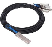 100G QSFP28 to 4x 25G SFP28 Breakout DAC Passive Direct Attach Copper Twinax Cable for Cisco QSFP-4SFP25G-CU3M, 3-Meter(10ft)