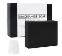 100g Sapone Nero Africano,African Black Soap,Black Soap,Sapone Doccia Solido,Saponetta,Pulizia Profonda,per L'uso Su Viso,Mani,Collo(Nero)