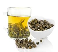 100g Tè al gelsomino mini ball Tea profumato Tè verde tradizionale fritto a mano Tea verde aromatizzato al gelsomino Selezione relax senza additivi Bevanda verde Tee sfuso fresco Fragranza Tee cinese