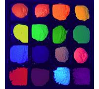 100g Ultra fluorescent UV Blacklight Reattivo Glow Pigmento Polvere Scelta Color