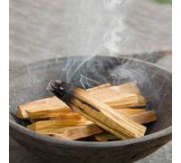 100G Verde Albero Palo Santo Bastoncini 10-15 Legno Ancient Wisdom Nuovo