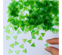 100g Vetrata Kit Traslucido Mosaico Piastrine Triangolo Forme Fai Artigianato