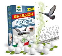 100g x 1Pz Repellente Piccioni Disabituante Sfere Cellulosa Barriera Vegetale