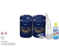 100L mannol olio motore TS-5 Uhpd 10W-40 Api Olio Incl. Rubinetto Tubo Pulizia