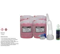 100L PEMCO Protezione Anti Gelo Antigelo 912+40) Rosso Rosa G12 + Rubinetto