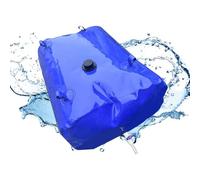 100L Tasca per acqua pieghevole esterna con rubinetto, serbatoio d'acqua di grande capacità per giardino, campeggio, barbecue, pesca