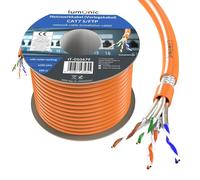 100m CAT7 Cavo di rete S/FTP Cavo di Installazione AWG23 100% Rame OFC 10 Gbit/s