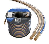 100m Cavi per altoparlanti 2x 4mm² CCA Cavo per diffusori HiFi Linea audio doppi