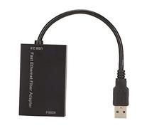 100M Ethernet Server Adapter, USB 2.0 SFP for Desktop PCs | High Speed Power Saving Mode, Single Optical Port, Fiber Optic Network Connectivity