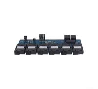 100Mbps per fibra ottica convertitore 6 porte per sc 2 porte RJ45 con PoE Auto-negoziazione Ethernet dispositivo di estensione per sorveglianza CCTV nero