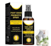 100ml Deodorante Piedi Antiodore Spray, Spray per La Cura Dei Piedi, Azione Assorbente e Antisudore, Profumo Delicato, Elimina e Protegge dai Cattivi Odori Per Tutti i Tipi di Pelle
