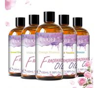 100ml Olio profumato alla noce di e vaniglia EUQEE, oli profumati per sapone, candele, diffusori, umidificatori, massaggi, bagno e relax - Mandorla e vaniglia, Angelo, Muschio bianco, Muschio di vanig