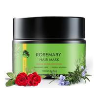 100ml Rosmarino Strengthening Hair Masque, Trattamenti Per Capelli, Professional Repair Maschera Ristrutturante per Capelli Danneggiati e Sfibrati, Per una chioma dall'aspetto sano e brillante