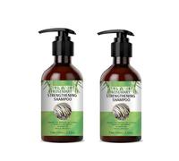 100ml Shampoo rinforzante al rosmarino Crescita dei capelli Cura della rottura dei capelli Controllo del petrolio Trattamento soffice Anti Crespo Pulizia profonda Nutrire (2PCS)