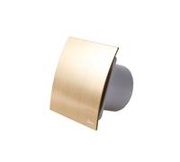 100mm Bagno Con Timer Turbo Escudo Oro Tranquillo Ventilatore Scarico Con Coda [EEK: Nicht bewertet]
