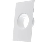Ø 100mm Collegamento a Parete con Flangia - Raccordo per Tubi di Ventilazione