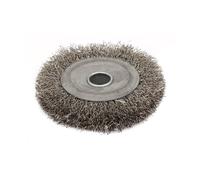 100mm Dia Stainless Steel Wire Polishing Brush Wheel Buffing Tool Silver Tone