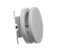 Ø 100mm Diffusore di Alimentazione dell'aria - Valvola a Disco Regolabile - Griglia di Ventilazione Rotonda in Acciaio - Bianco
