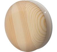 Ø 100mm Diffusore in Legno per Sauna - Valvola a Disco Regolabile - Rotonda Griglia di Ventilazione
