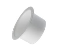 Ø 100mm Flangia di Montaggio a Parete - Raccordo per Condotto di Ventilazione in PVC - Connettore/Adattatore per Tubo di Ventilazione