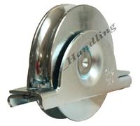 100mm Gate Ruota Puleggia IN Supporto, Scorrevole Gate, Resistente Per 16mm BAR