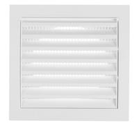 Ø 100mm Griglia di Ventilazione Plastica Bianca, con Flangia, griglia di chiusura, griglia in plastica ABS