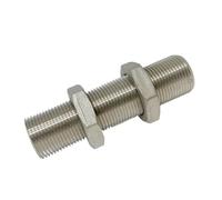 100mm Length 3/4" BSP Male Thread 304 Stainless Steel Full Threaded Nipple Pipe Fitting Connector