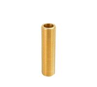 100mm Length Brass Pipe Hex Nipple Fitting Quick Coupler Adapter 3/4" BSP Full Thread Extension Connector