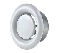 100mm Valvola a Disco Regolata - Diffusore Rotondo da Soffitto - Griglia di Ventilazione in Metallo