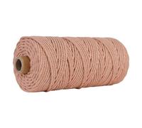 100mx3mm Macramè Cotone Cavo Colorata Corda Per Appeso Pianta Casa Fai Creazione