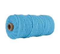100mx3mm Macramè Cotone Cavo Colorata Corda Per Appeso Pianta Casa Fai Creazione