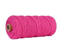 100mx3mm Macramè Cotone Cavo Colorata Corda Per Appeso Pianta Casa Fai Creazione