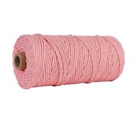 100mx3mm Macramè Cotone Cavo Colorata Corda Per Appeso Pianta Casa Fai Creazione