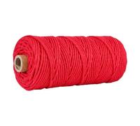 100mx3mm Macramè Cotone Cavo Colorata Corda Per Appeso Pianta Casa Fai Creazione