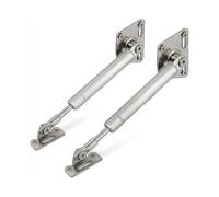 100n/22lb Gas Spring Soft Close Hinge, Slow Lower Lid Stays Slow Open Drop Door Flap for Kitchen Cabinet Cupboard Desk, 2 Pack