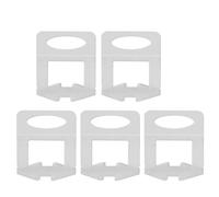 100Pcs 0.5mm Piastrella Leveler Base Clips Wall Tiling Flooring Livello orizzontale di Posizione