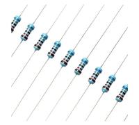 100PCS 1/4W Metal Film Resistor 0.25W Power Resistor0.1~1M 2.2 4.7 10R 47 100 200 220 360 470 680 1K 2.2K 10K 47K 22K 100KOhm CZAOINCU(22 Ohm)