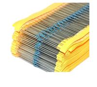 100pcs 1/4W Metal Film Resistor 7.5 8.2 9.1 75 82 91 750 820 910 R Ohm K M 1% Five-color Ring Resistance 7R5 8R2 9R1 75K 91K 82K CZAOINCU(1.1K)