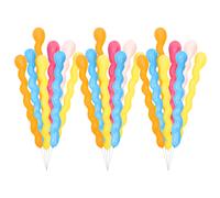 100pcs 1.5g lattice palloncini a spirale colorato ritorto palloncino partito