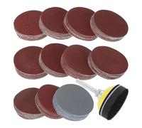 100Pcs 1 pollice/25mm Dischi abrasivi Pad Carte vetrate Per Trapano Grinders Rotary Tool Dischi abrasivi Per la lavorazione del legno Lavorazione dei metalli Lucidatura dei metalli