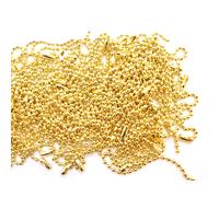 100pcs 10/15/20cm Metallo Sfera Perline Catena Con Connettore Clasp Tag Chiave